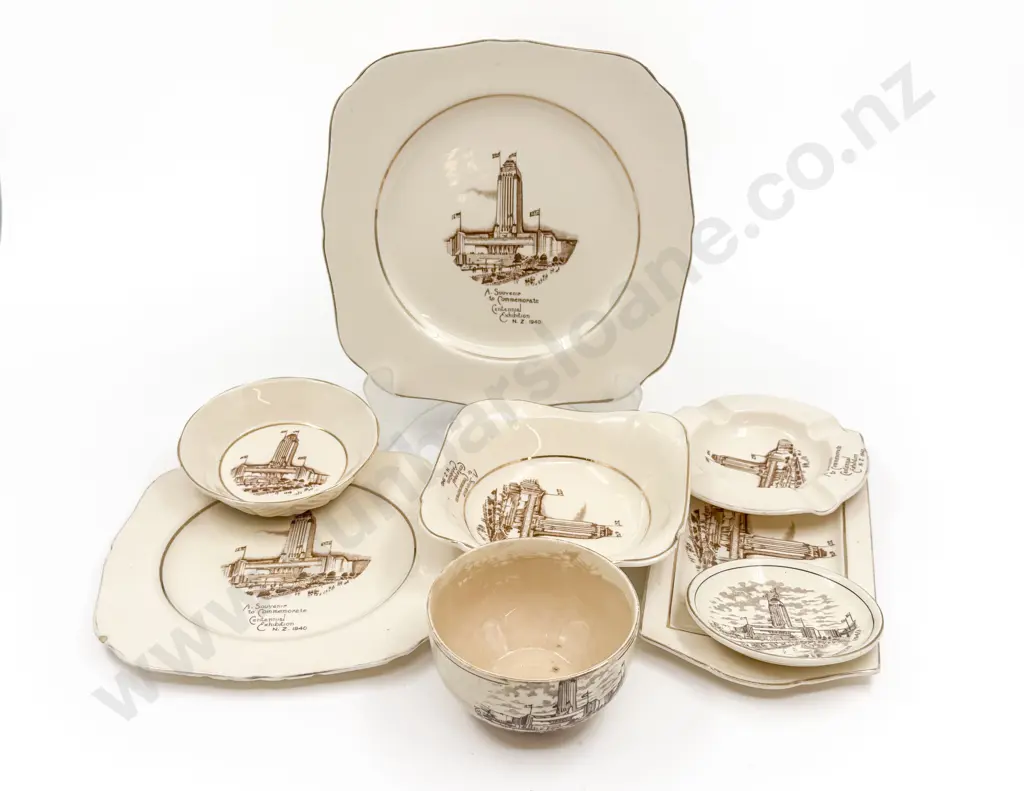 Collection NZ Centennial 1940 Commemorative China Image 1++