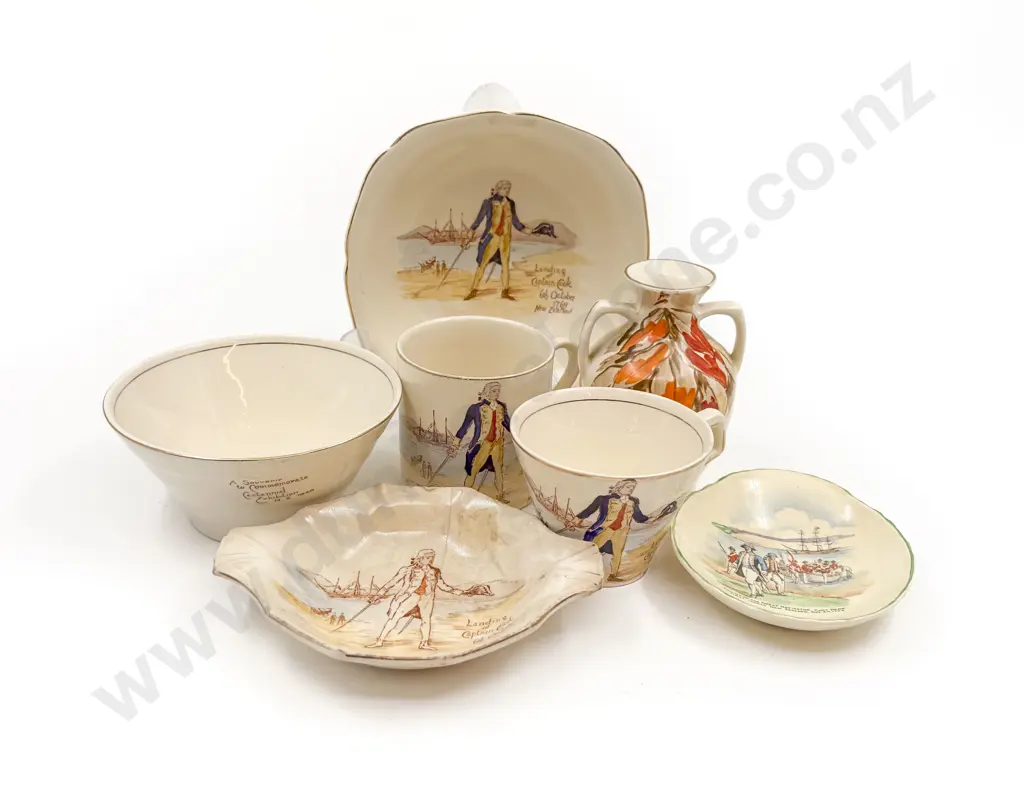 Collection NZ Centennial 1940 Commemorative China (a/f) Image 1++