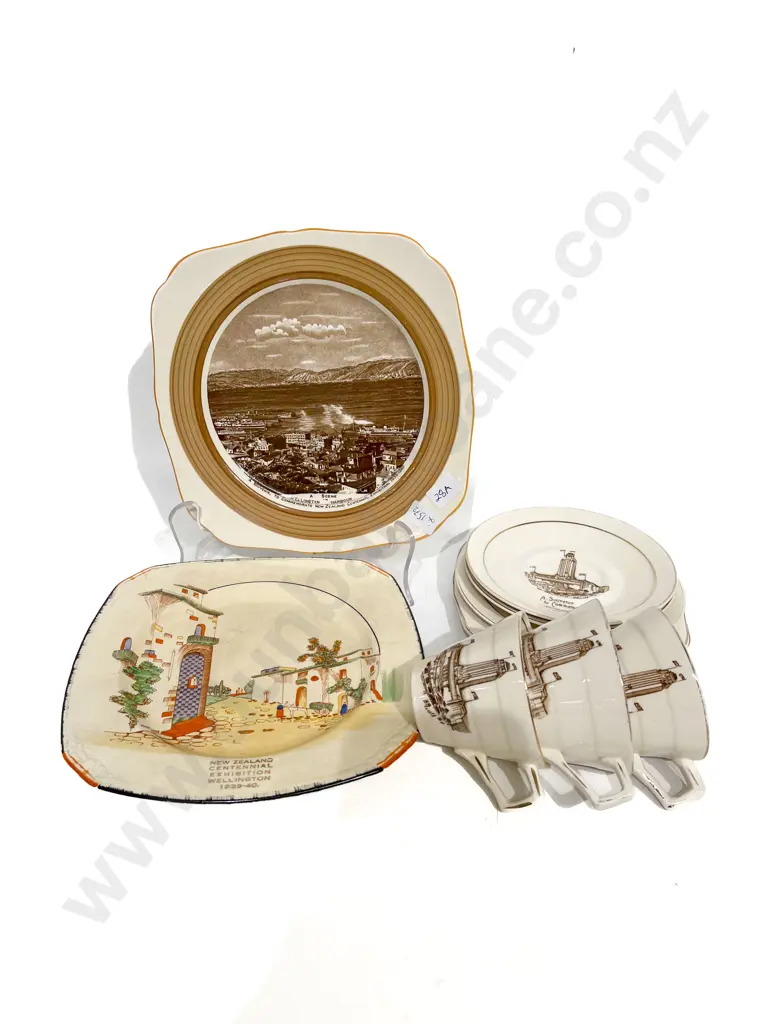 Quantity of Assorted NZ Centennial Souvenir China Image 1++