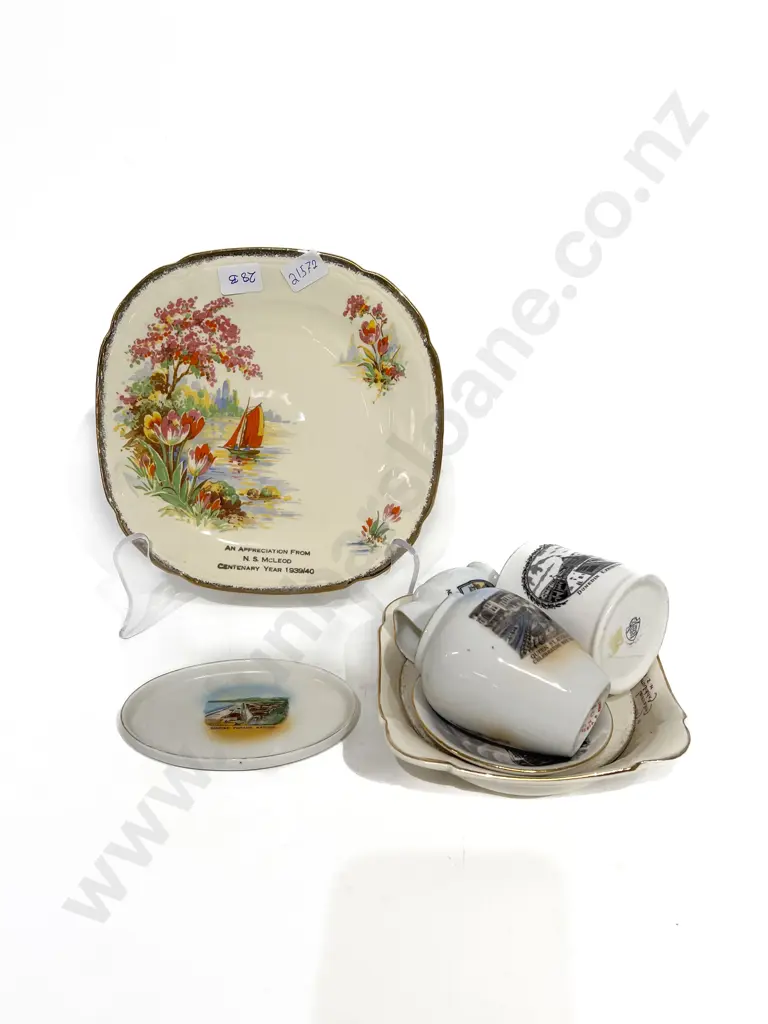 Quantity of Assorted NZ Centennial & Souvenir China Image 1++