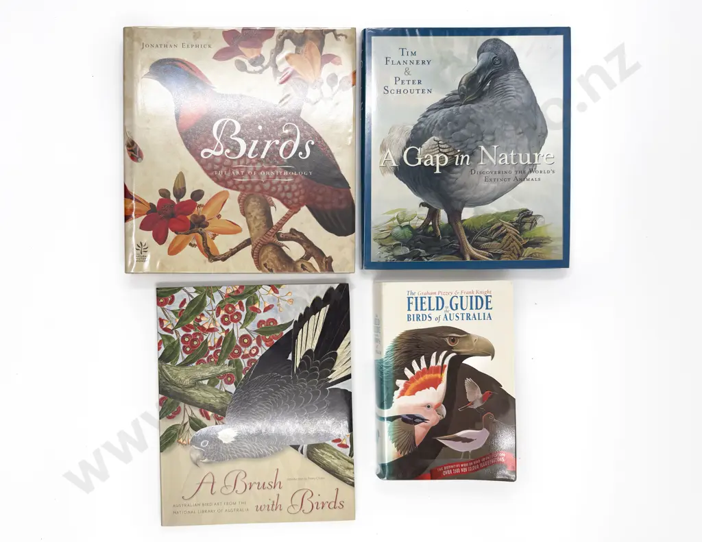 Four Assorted Reference Books on Birds Image 1++
