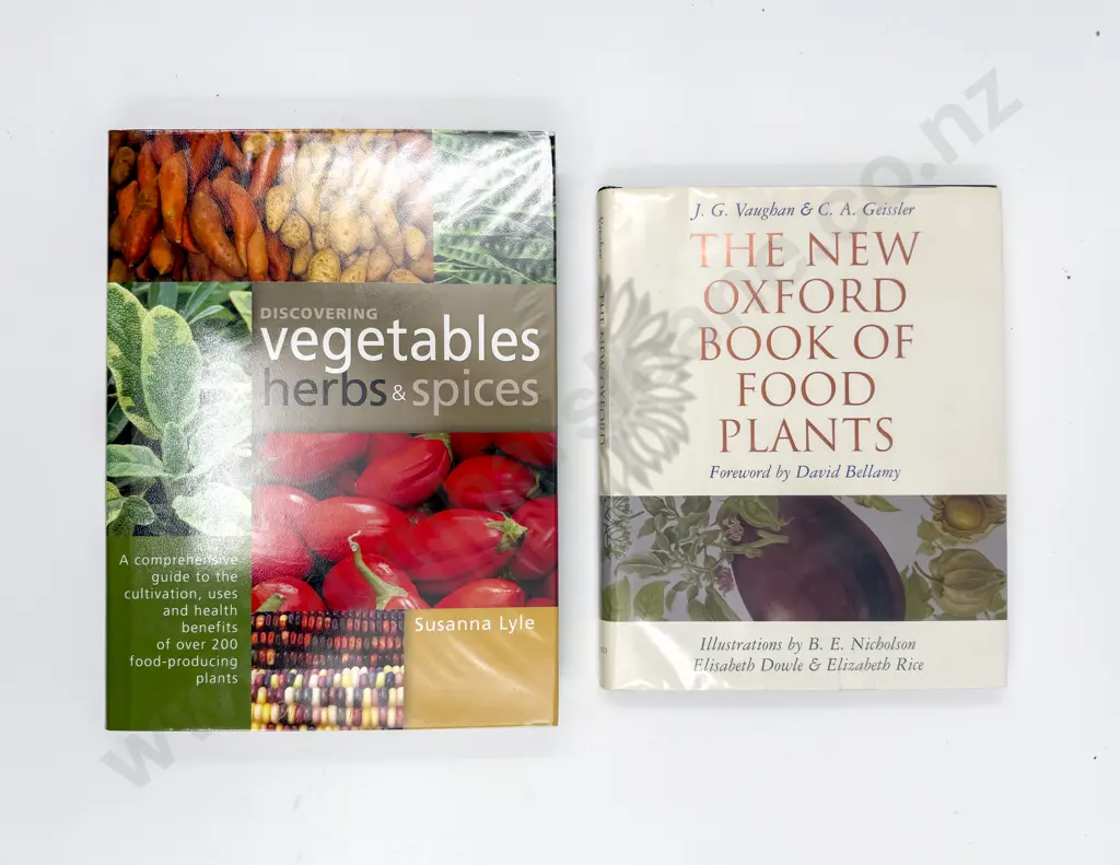 Four Assorted Reference Books on Food & Gardening Image 1++