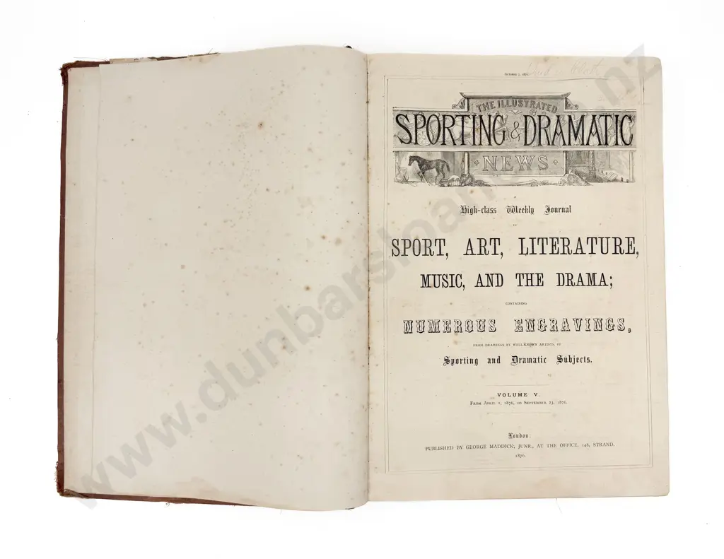 The Illustrated Sporting & Dramatic News 1876 Image 1++
