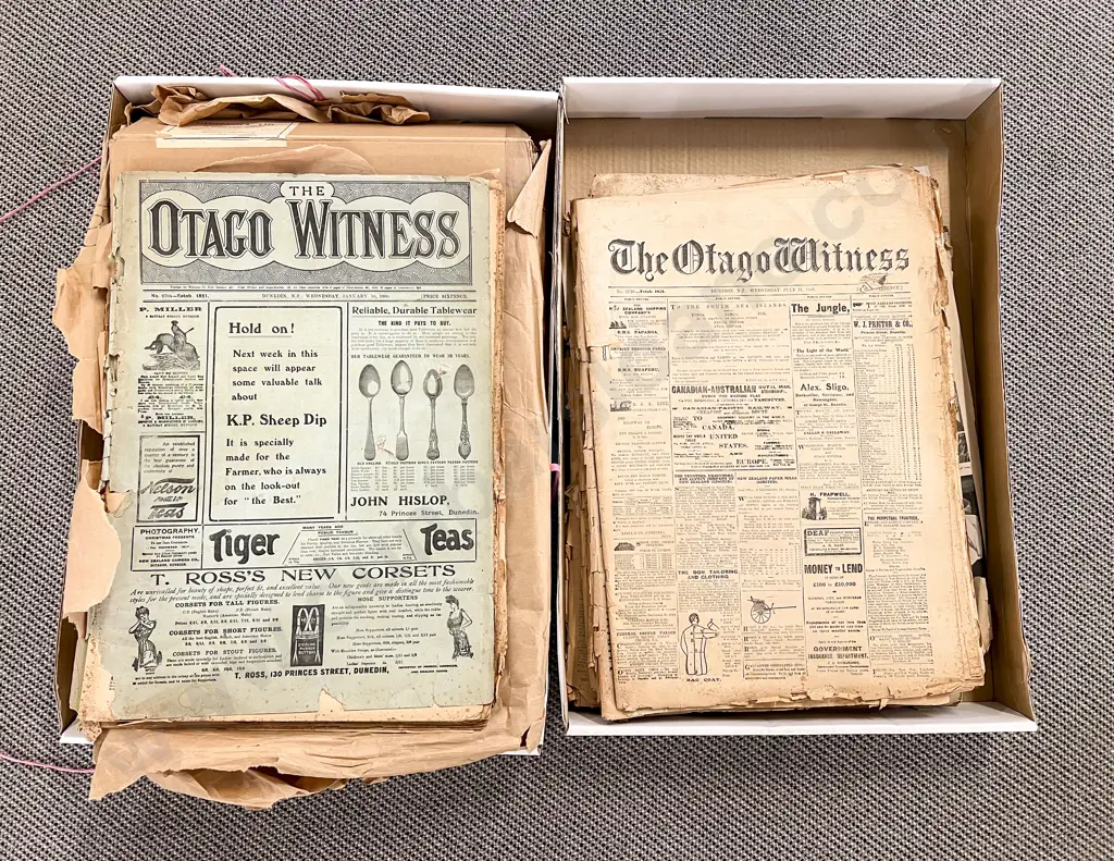 Collection Of The Otago Witness Newspapers from 1906 Image 1++