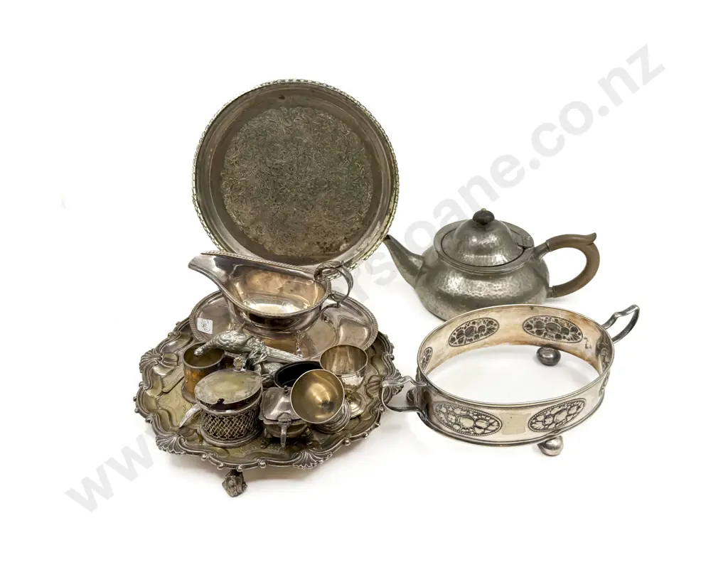 Assorted S/P with Pewter Teapot Image 1++