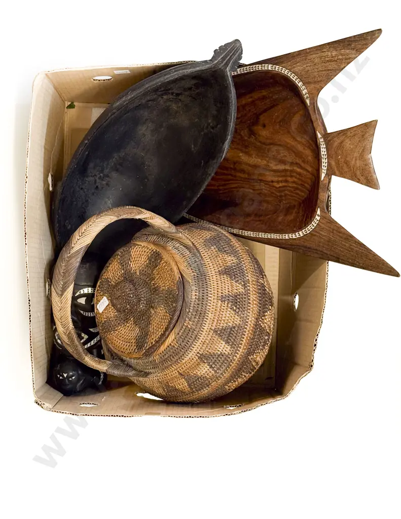 Box Quantity of Assorted Tribal Ware Image 1++