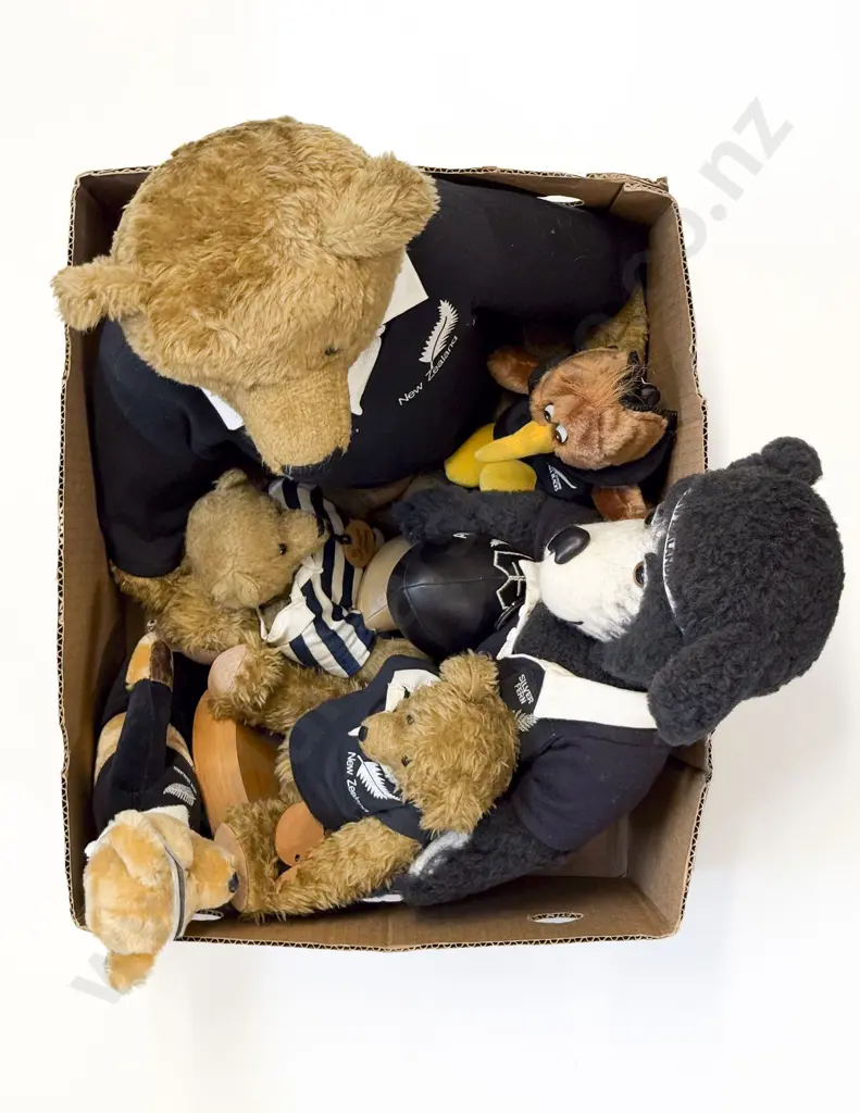Quantity of Assorted NZ Sporting Related Soft Toys Image 1++