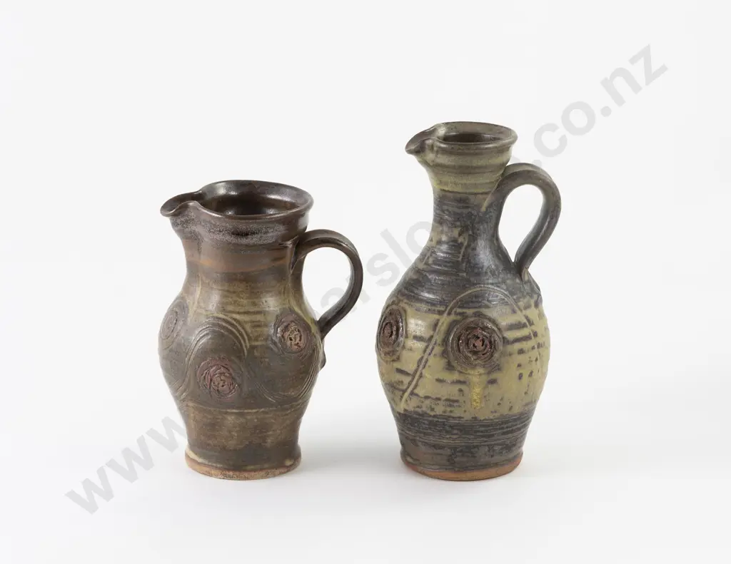 Two Wilf and Janet Wright Jugs Image 1++