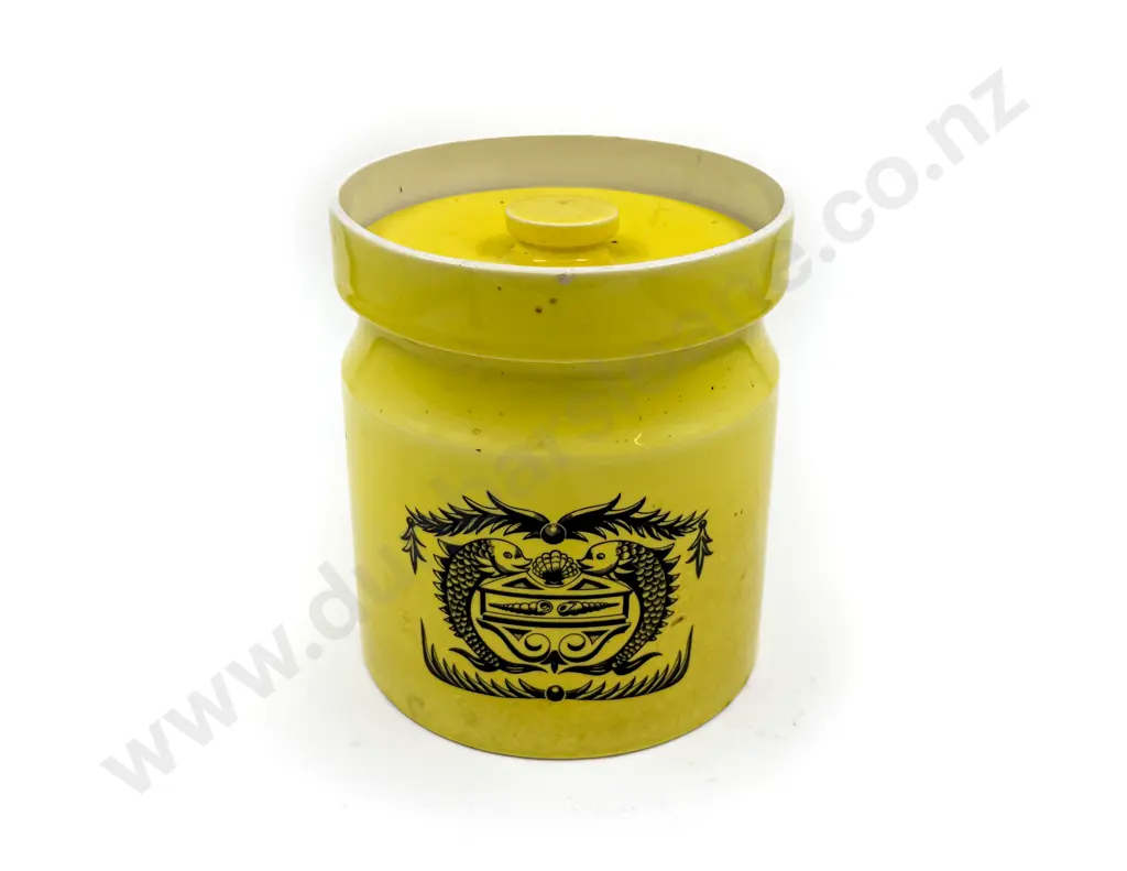 Large Portmerion "Dolphin" Lidded Canister (A/F) Image 1++