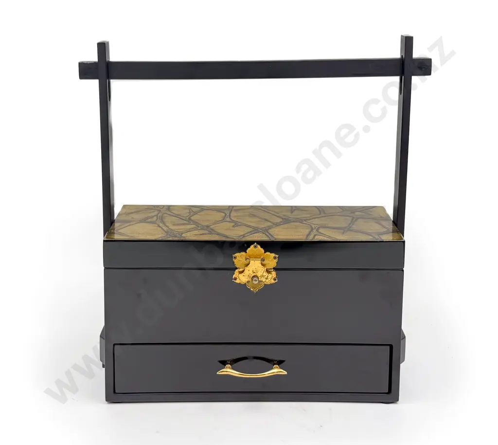Modern Lacquer Box & Vietnamese Lacquer Bowl Image 1++