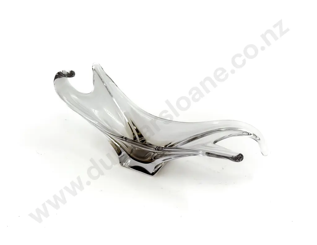 Mid Century Art Glass Bowl Image 1++