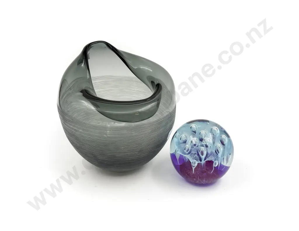 Art Glass Vase & Paperweight Image 1++