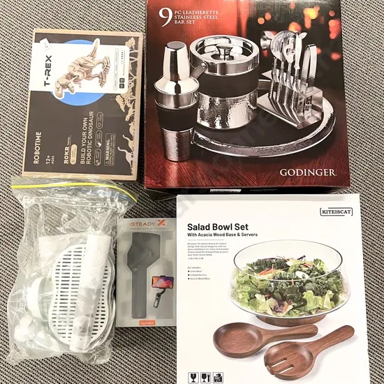Boxed As New Kitchenware & T-Rex Kit