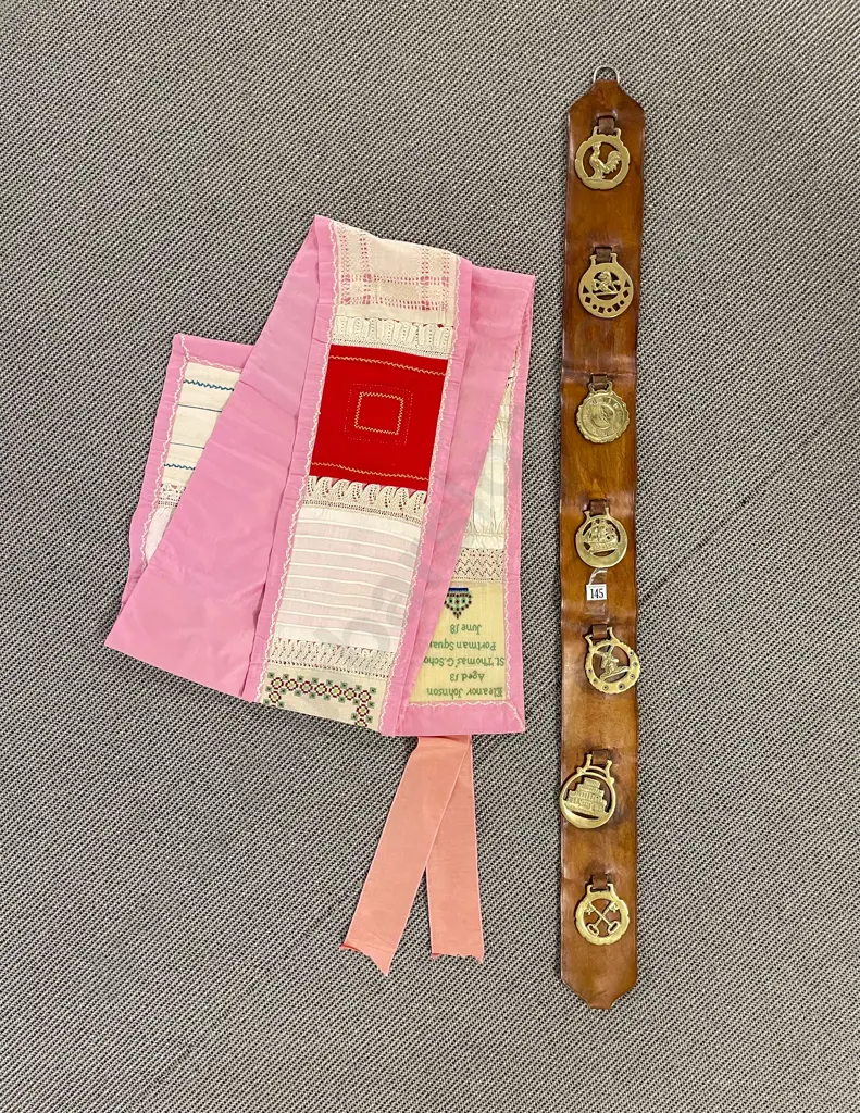 Leather Horse Brass Display & Sampler Image 1++