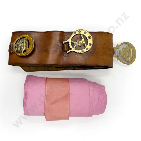 Leather Horse Brass Display & Sampler