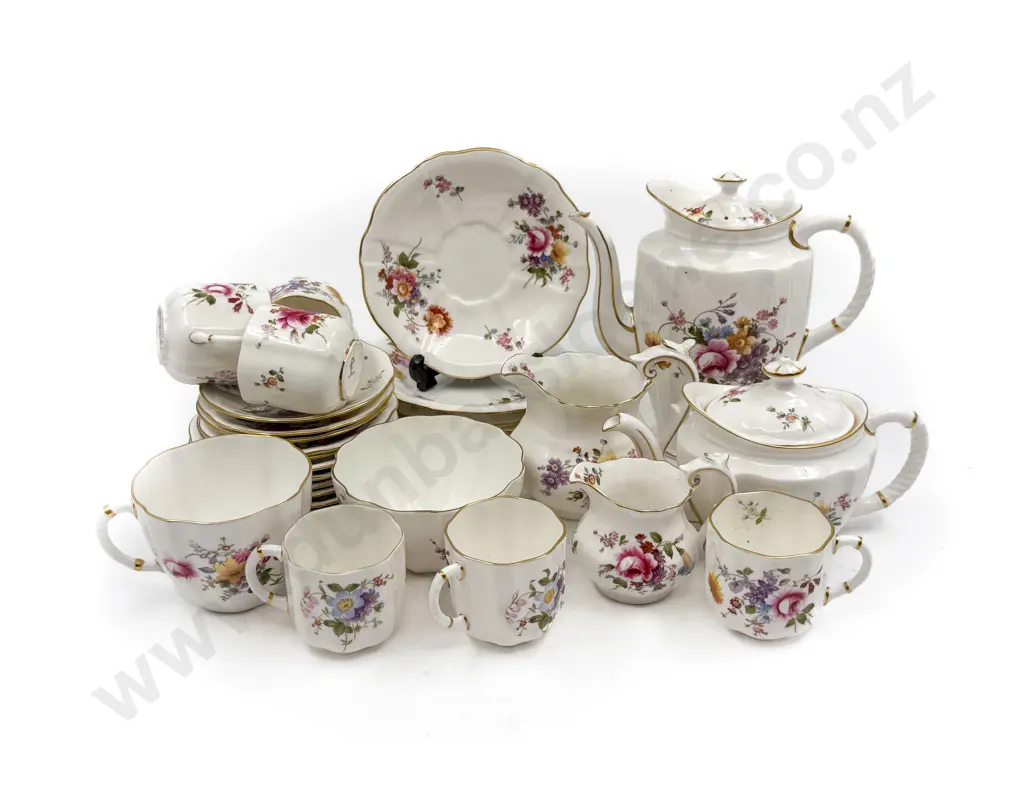 Part RCD "Derby Posies" Tea & Coffee Set Image 1++
