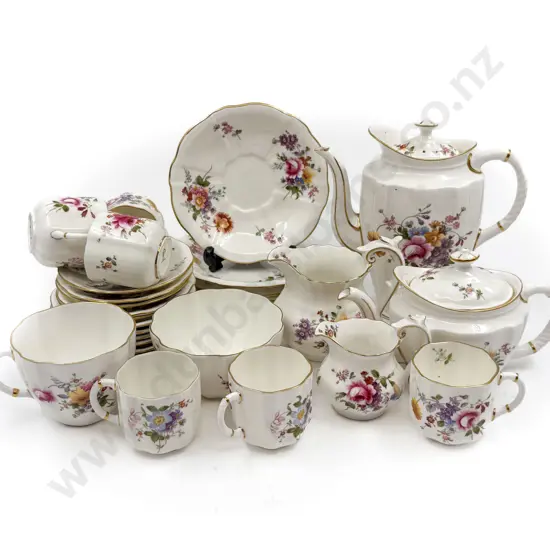 Part RCD "Derby Posies" Tea & Coffee Set