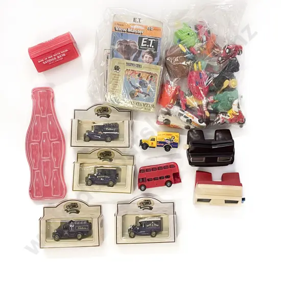 Box Quantity Viewmaster Slides Diecasts Models etc