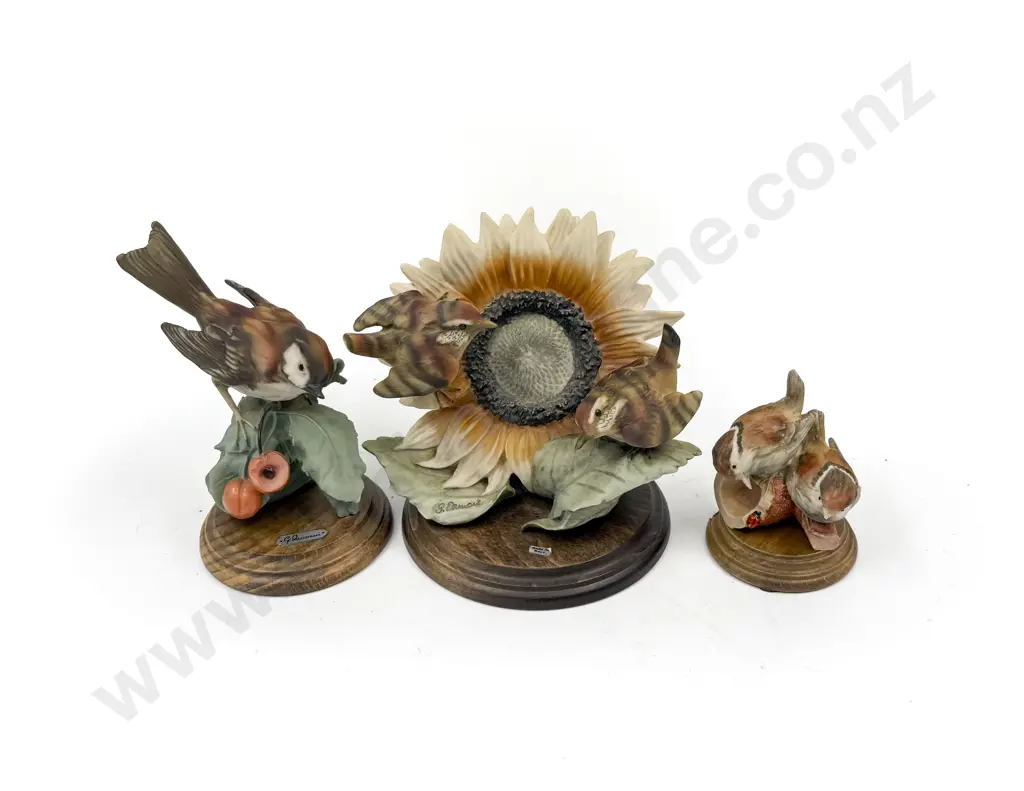Three Bird Figure Groups Image 1++