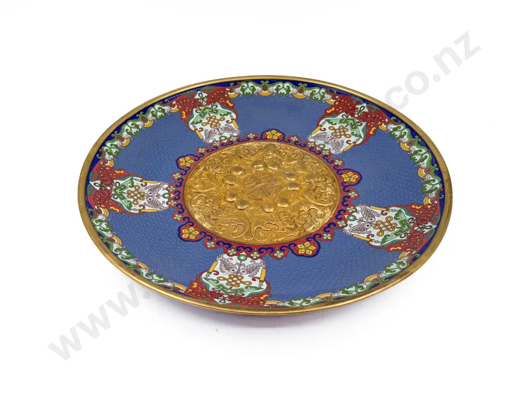 Large Cloisonne Wall Charger Image 1++