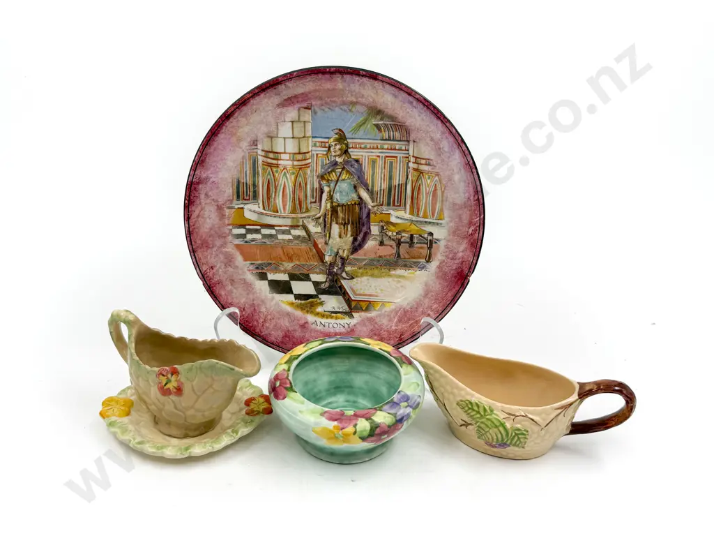 Girmwades Shakespeare Series Plate (A/F) & Three Others Image 1++
