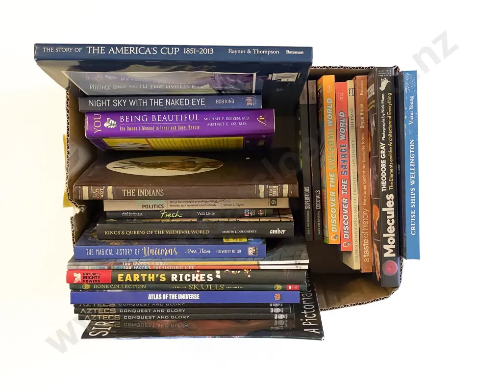 Box of Books Mainly Natural History Image 1++