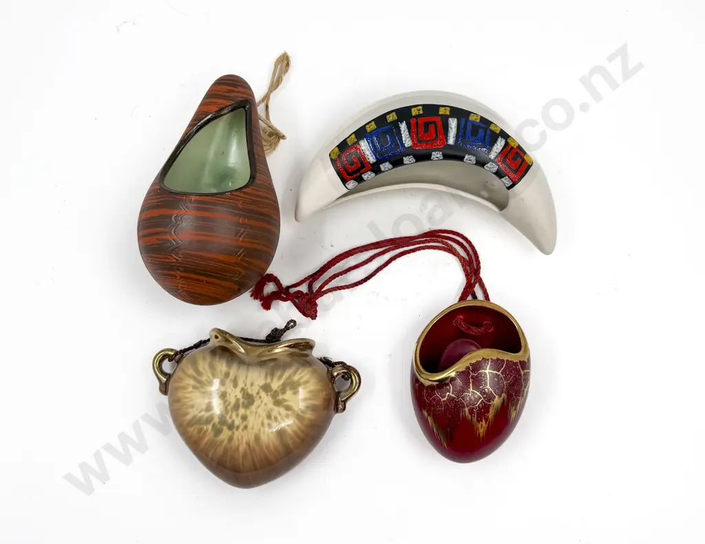 Four Mid C20th German Wall Pockets Image 1++
