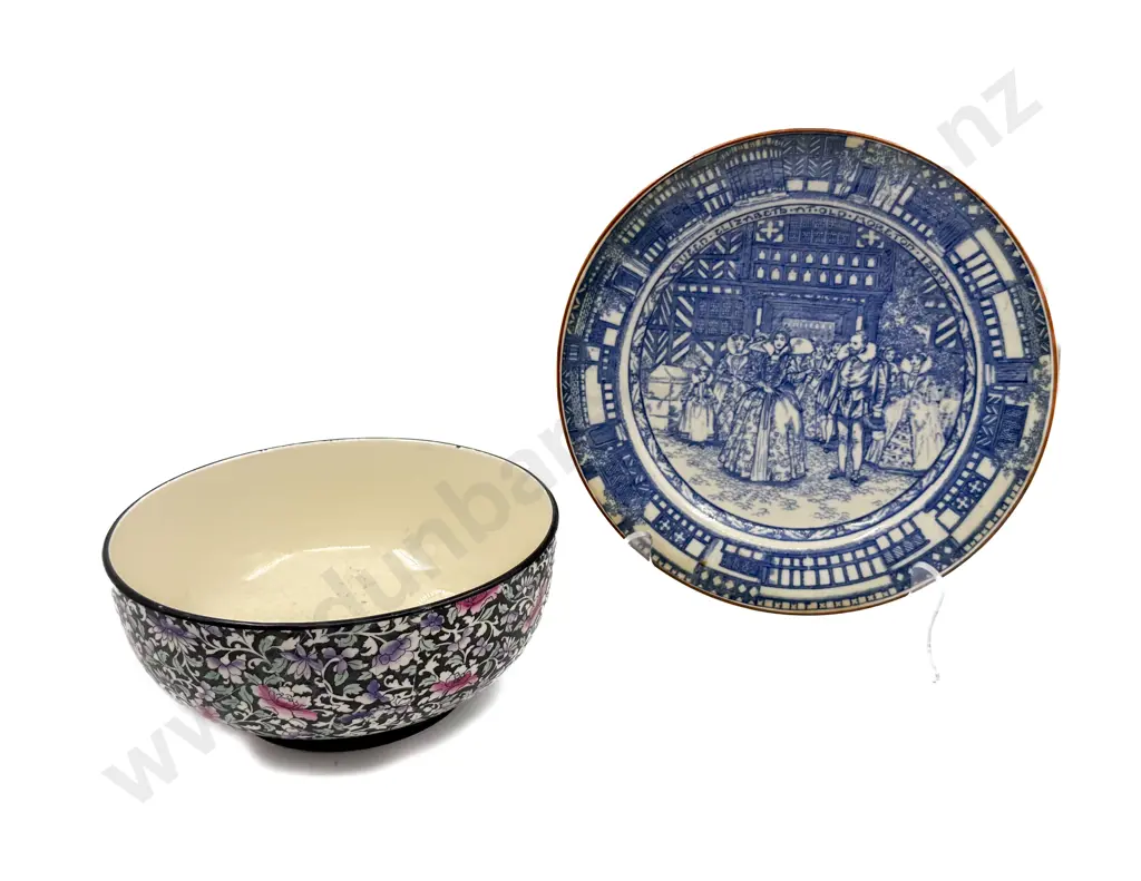 RD Plate & Fruit Bowl (A/F) Image 1++