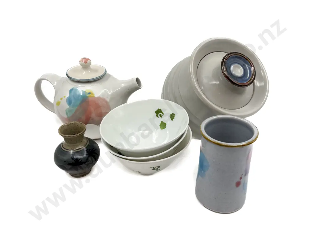 Paul Winspear Pottery Canister & Other Image 1++