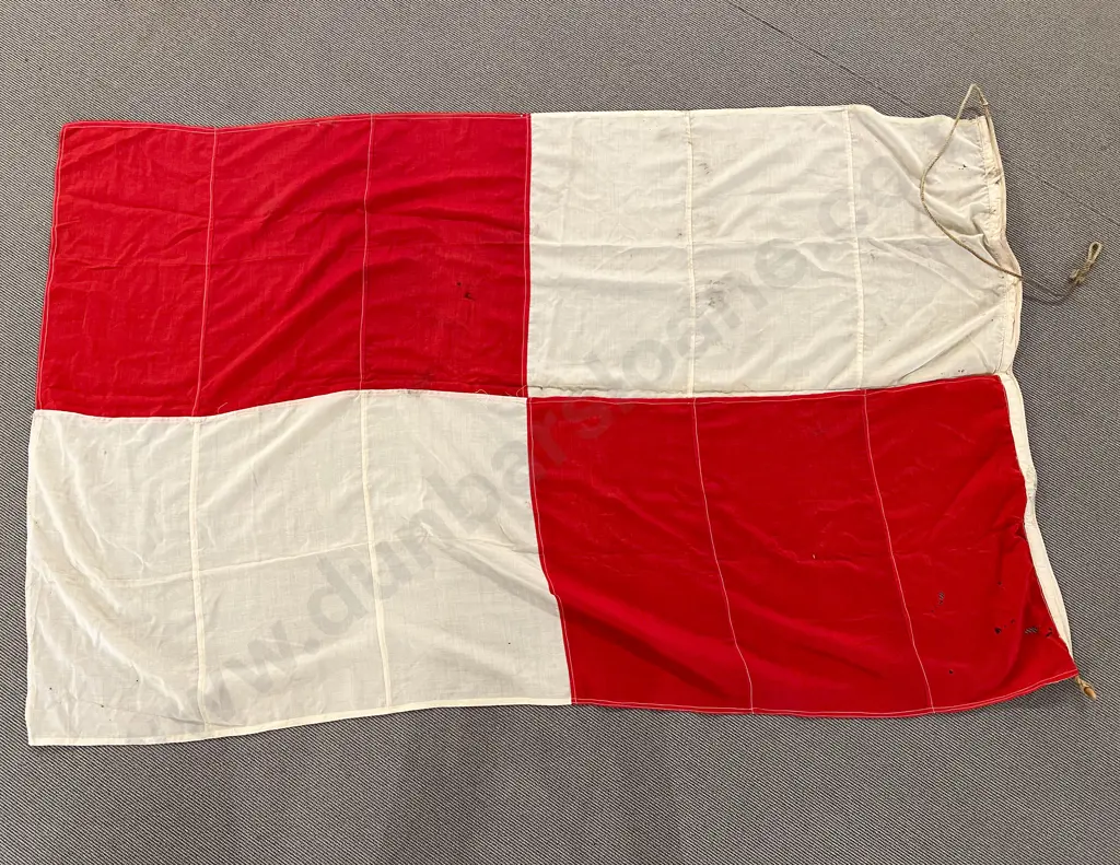 Vintage Ships Flag (Some Faults) Image 1++