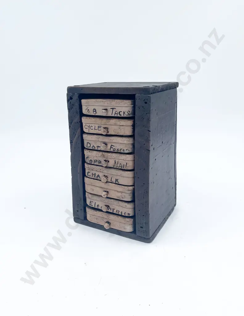 Small Workshop Drawers Made from Vintage Tins Image 1++
