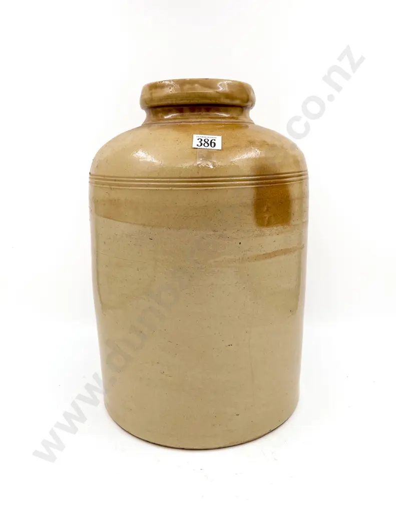 Large Stoneware Crock (A/F) Image 1++