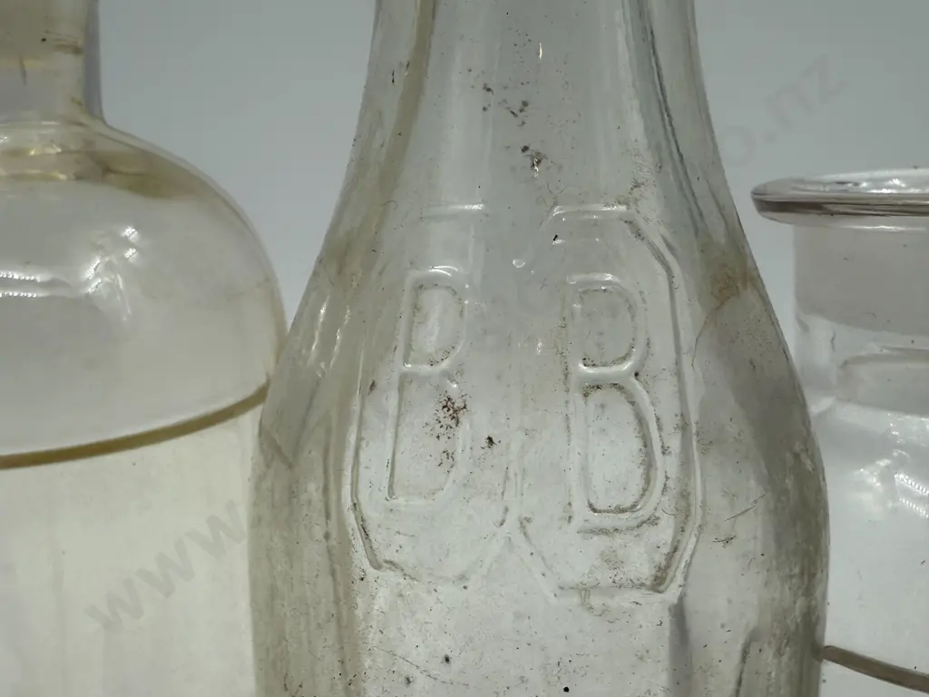 Small Box Vintage Bottles Etc Image 1++