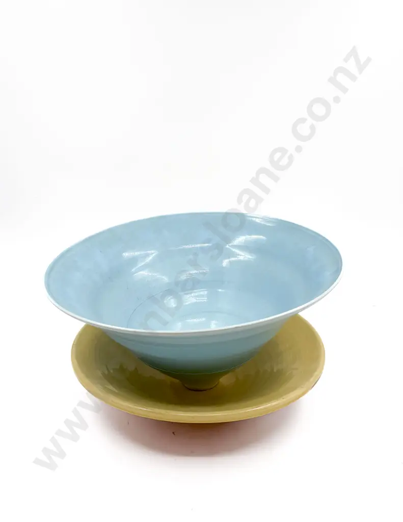 Morgan Pottery Table Bowl & Terracotta Bowl Image 1++