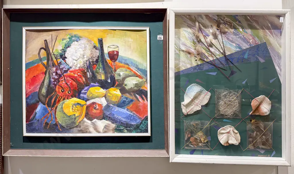 Florence M. Luxford - Still Life -  Acrylic on Board & Other Image 1++