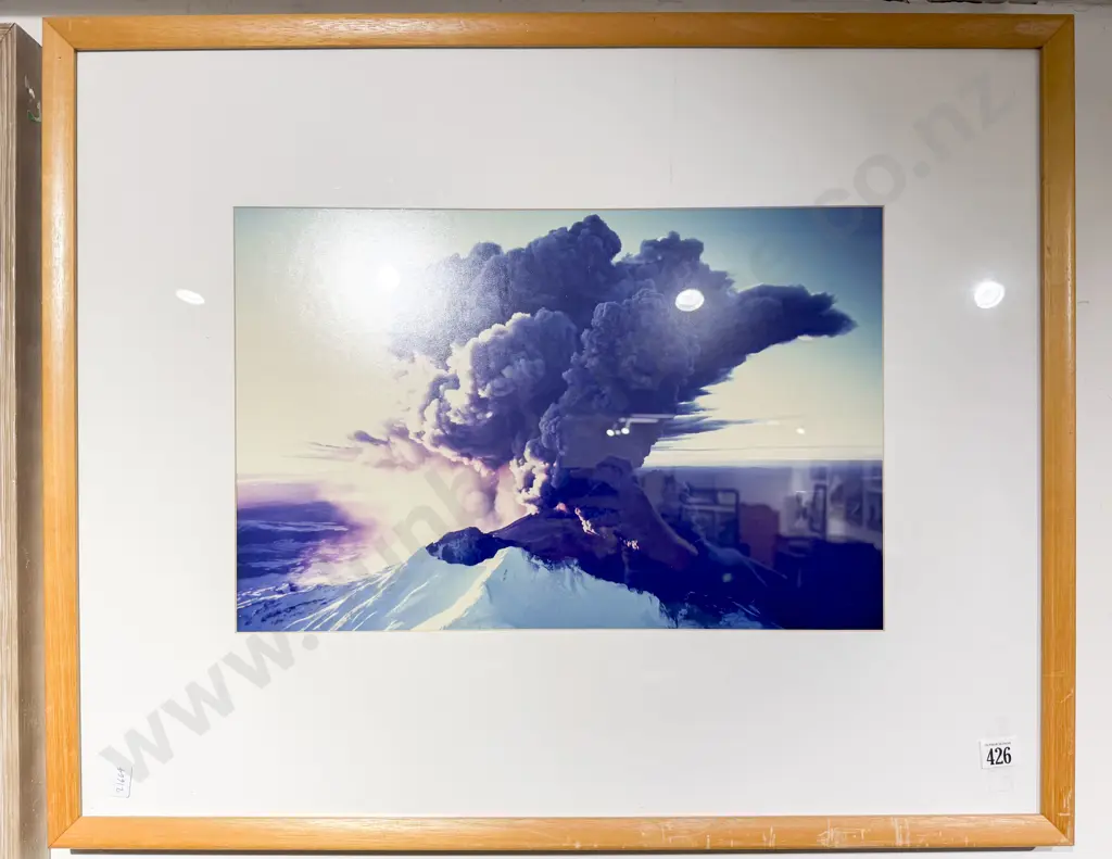 Framed C-Type Photographic Print of Volcanic Eruption Image 1++