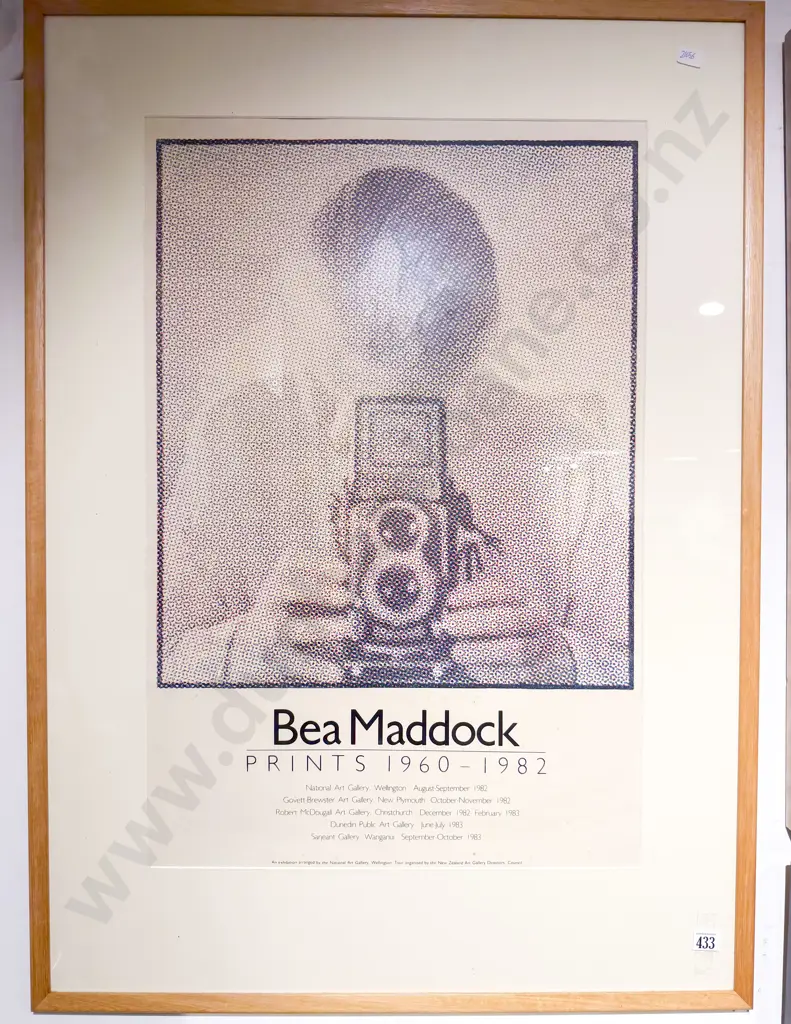 Bea Maddock - Framed Retrospective Exhibition Promotional Poster Image 1++