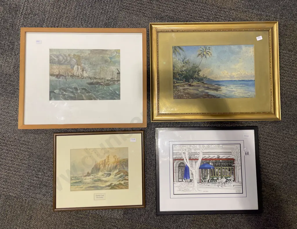 Four Assorted Framed Artworks Image 1++
