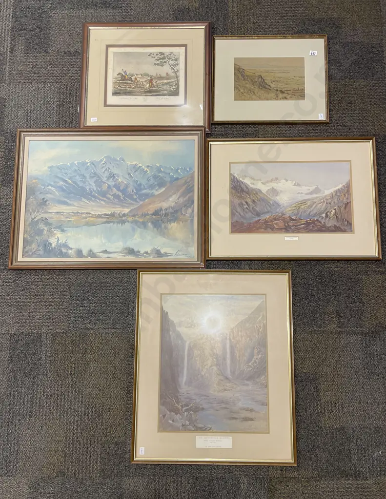 Five Assorted Framed Artworks Image 1++