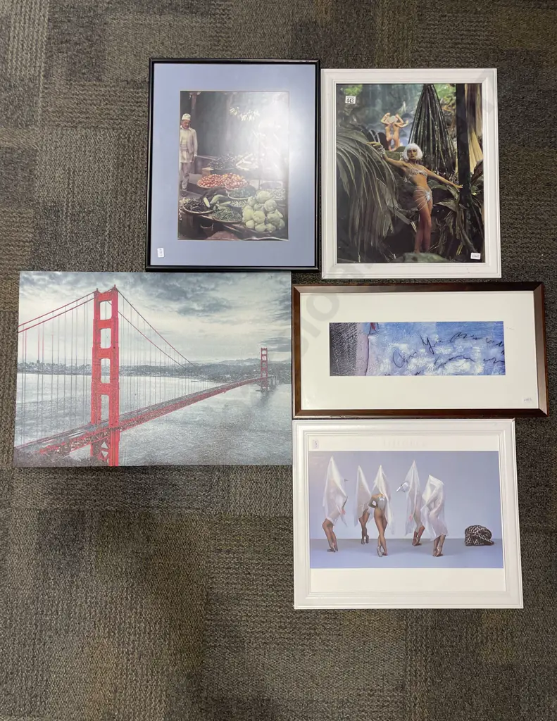 Five Assorted Framed Artworks Image 1++