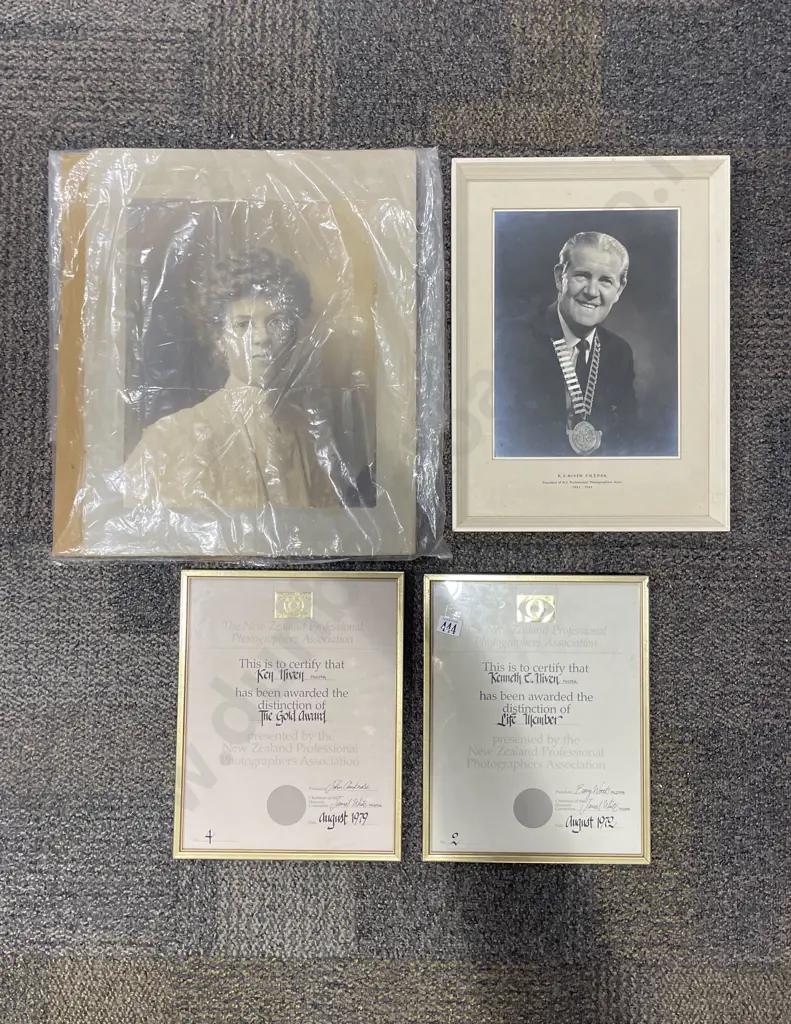 Four Kenneth Niven Assorted Memorabilia Image 1++