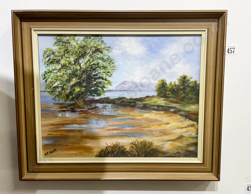 N. P. Sisam - Landscape - Oil on Board Image 1++