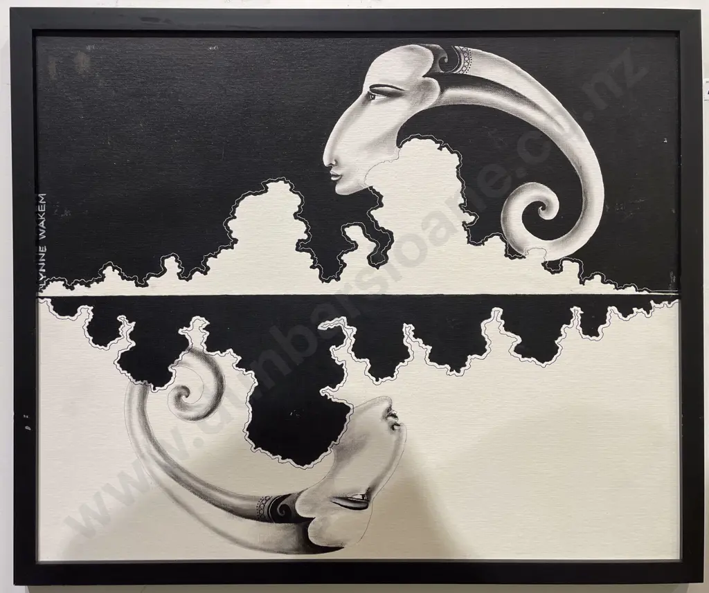 Lynne Wakem - Ying & Yang - Acrylic on Board Image 1++