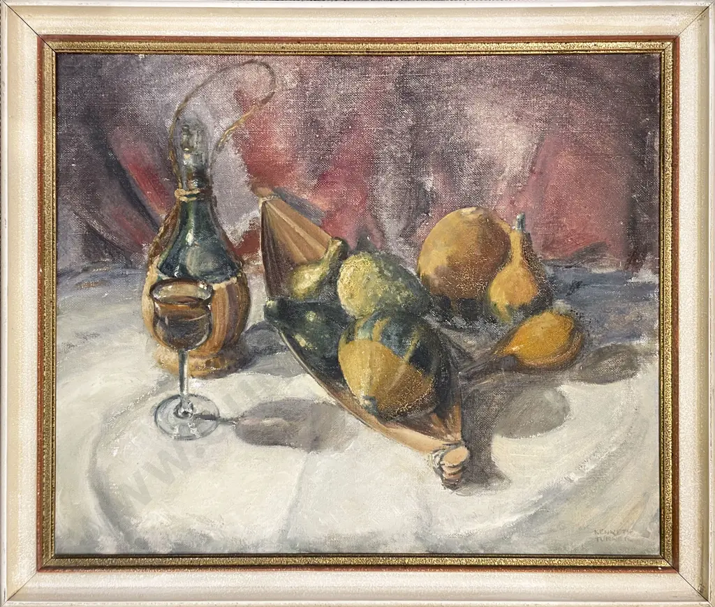 Kenneth Turner - Still Life - Oil on Board Image 1++