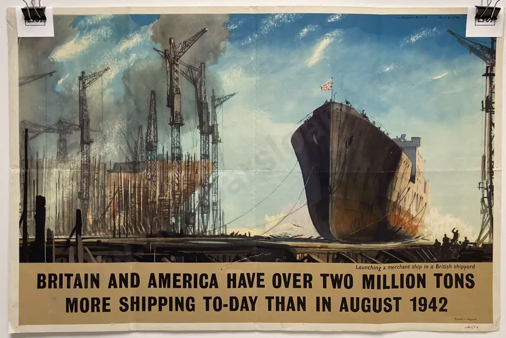 Vintage Circa 1940's Anglosphere Shipping Advertisement Image 1++