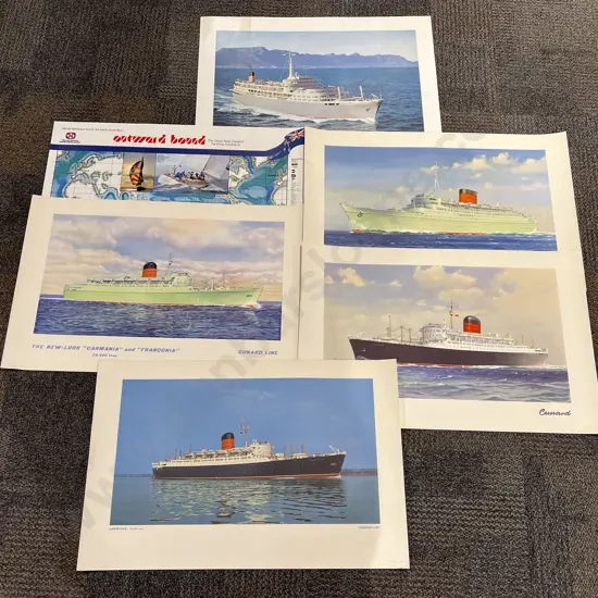 Assorted Vintage NZ Nautical Interest Posters
