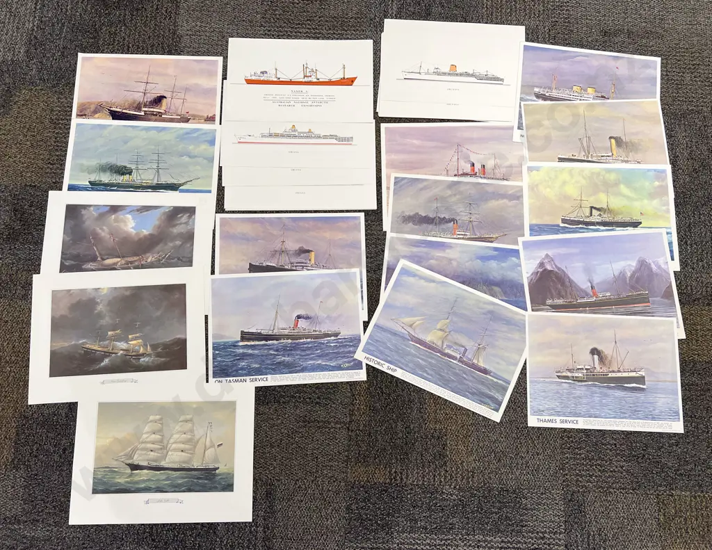 Large Quantity of Nautical Interest Prints etc *PLEASE NOT PHOTO CHANGE Image 1++