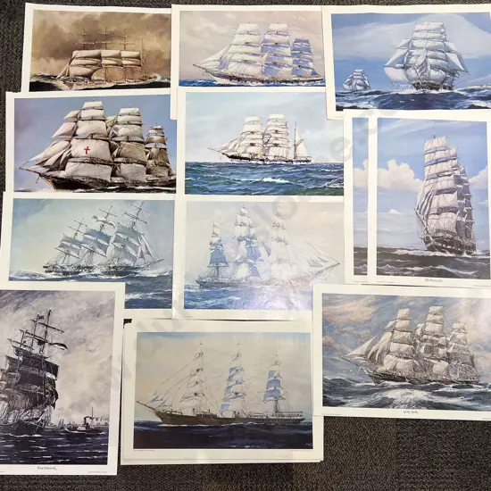Large Quantity of Nautical Interest Prints etc *PLEASE NOT PHOTO CHANGE