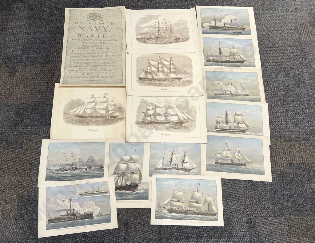 Quantity of Nautical Interest Ship Prints etc Image 1++