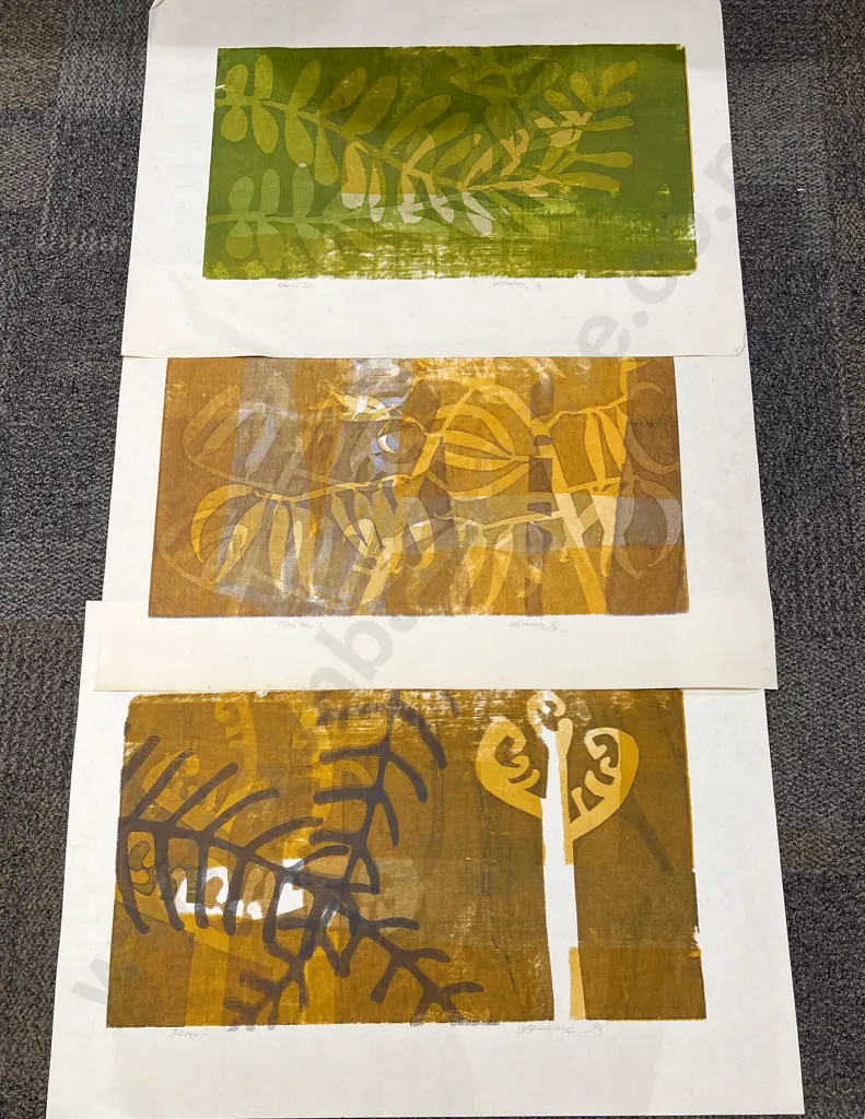Three Unframed Les Finch Ltd Edition Prints Image 1++